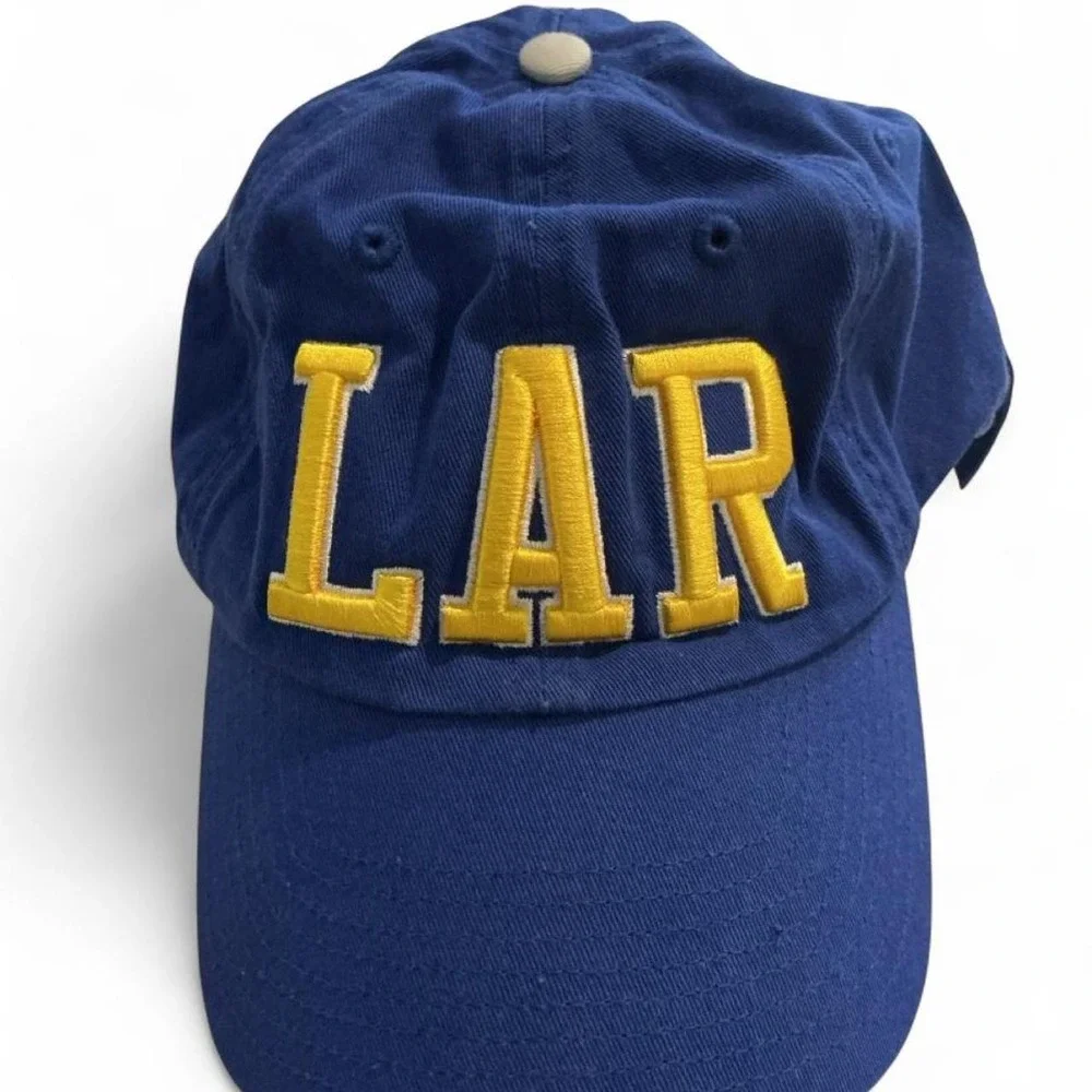NFL Team Apparel LAR Los Angeles Rams Hat Mens OSFA Blue